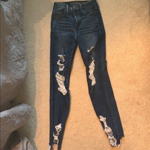 American Eagle Super High Rise Jegging size US 0